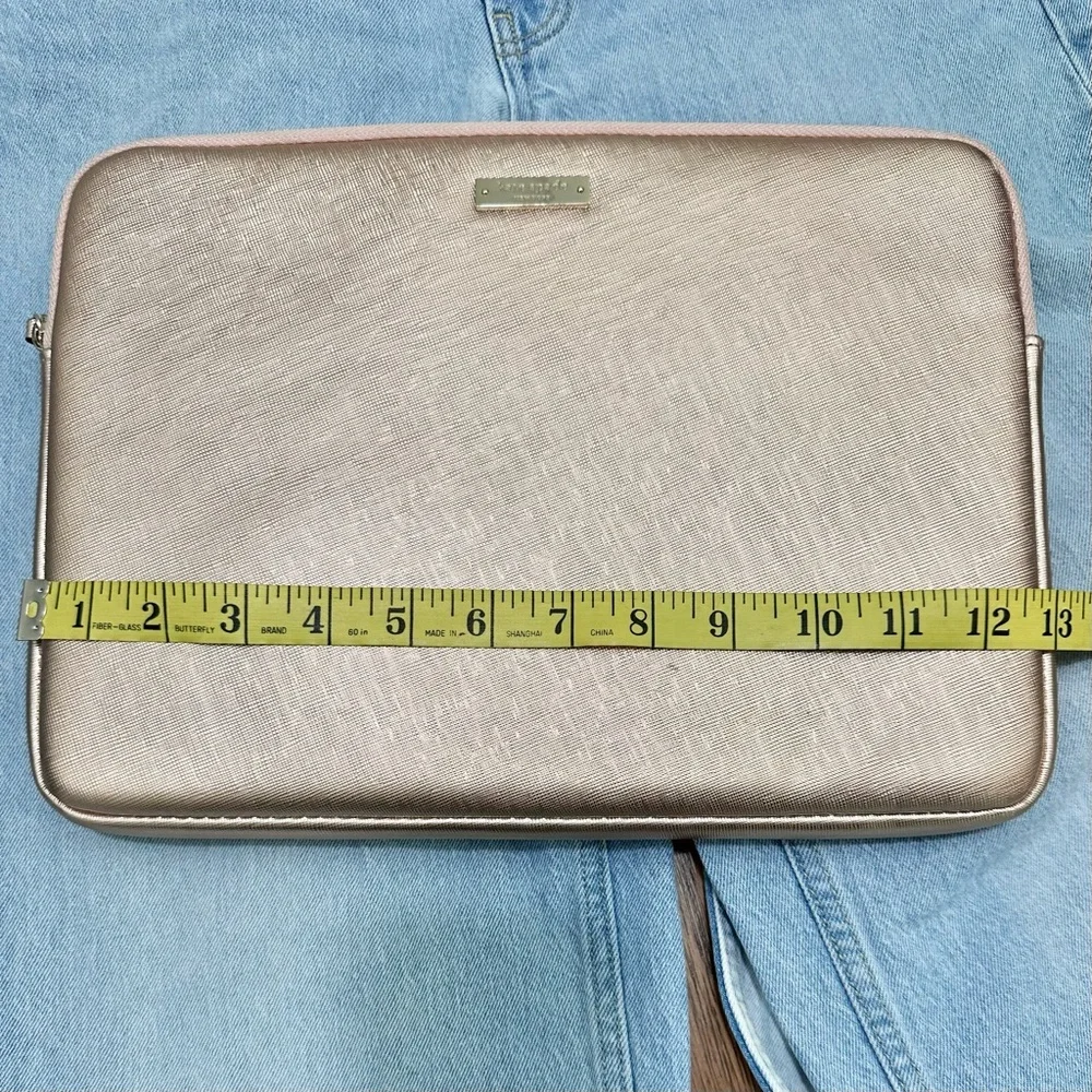 Kate Spade Rose gold/Pink Tablet/Ipad Laptop PC Sleeve Case Sleek Design